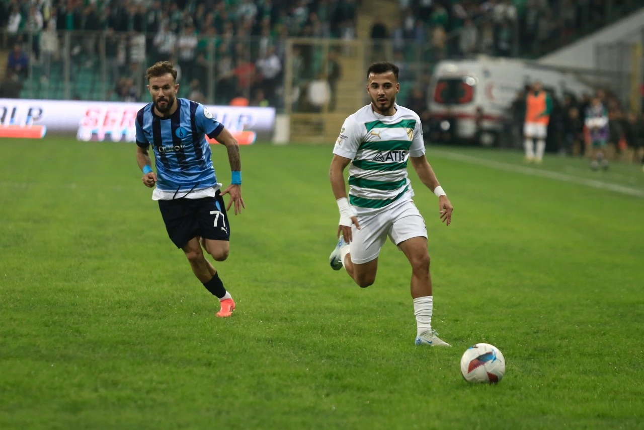 Bursaspor Kütahyaspor karşısında 1-0 öne geçti