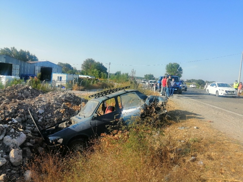 Trafik kazası: 1 yaralı