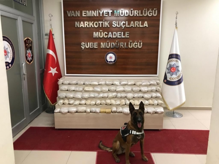 Van’da 62 kilo eroin ele geçirildi