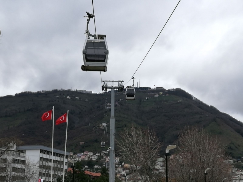 Teleferik Ordu nüfusundan fazla yolcu taşıdı