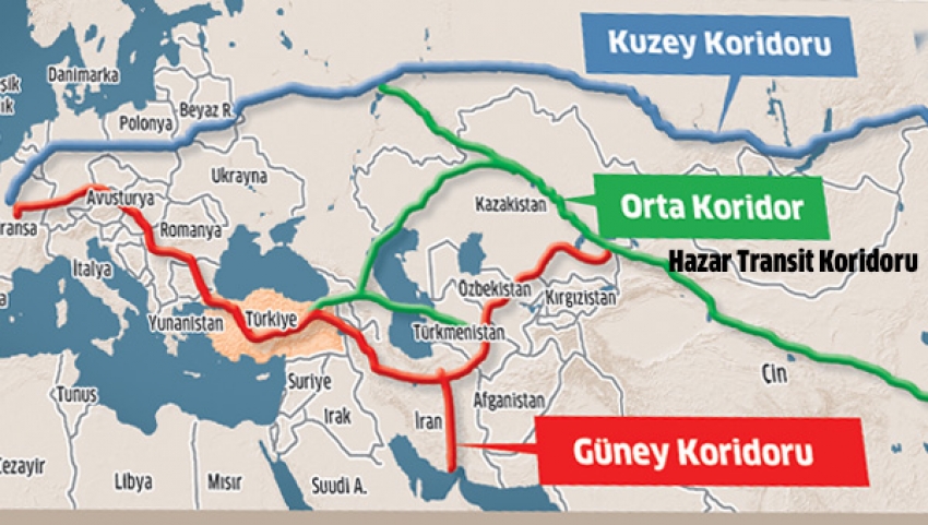 800 milyar dolarlık ticaret hattının kalbi Türkiye olacak