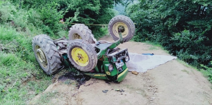 Samsun’un traktör kazası: 1 ölü, 2 yaralı