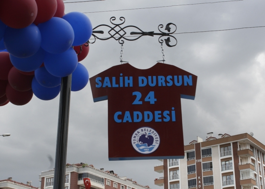 Trabzon'da Salih Dursun Caddesi açıldı