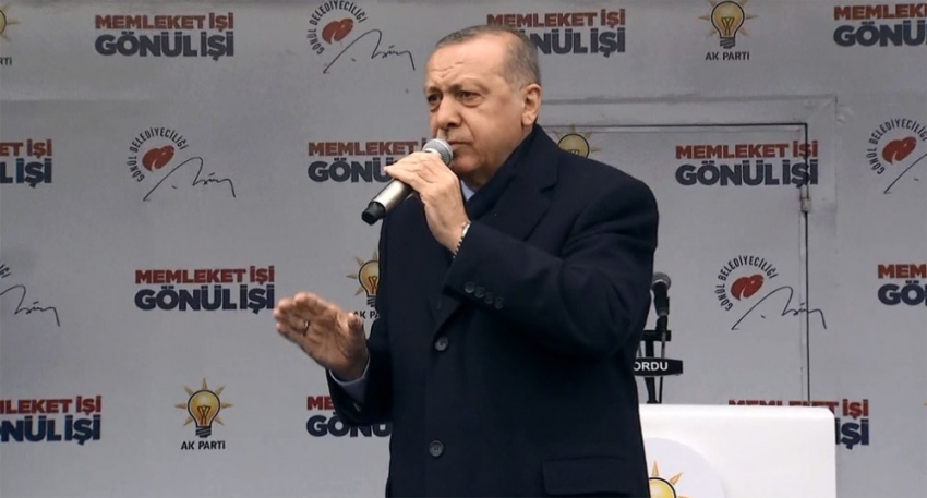 Erdoğan: O taklacıya öyle bir ders verin ki...