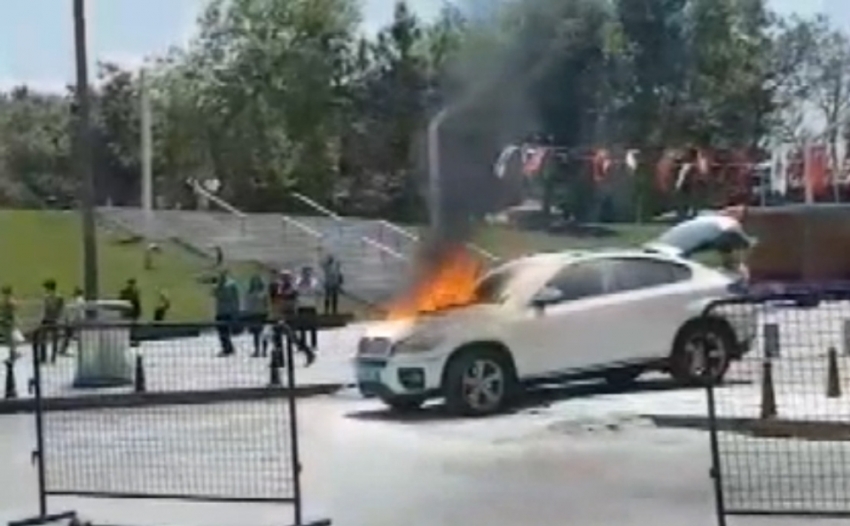 Taksim'de panik anları!