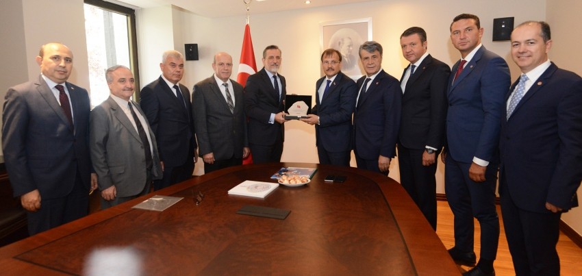 BTSO’dan Başbakan Yardımcısı Hakan Çavuşoğlu’na ziyaret