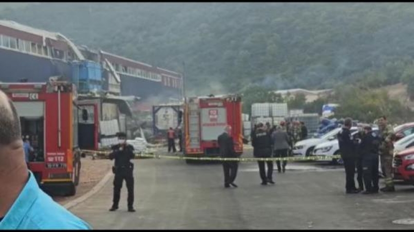 Bursa'da bir işçinin öldüğü fabrika patlamasında...