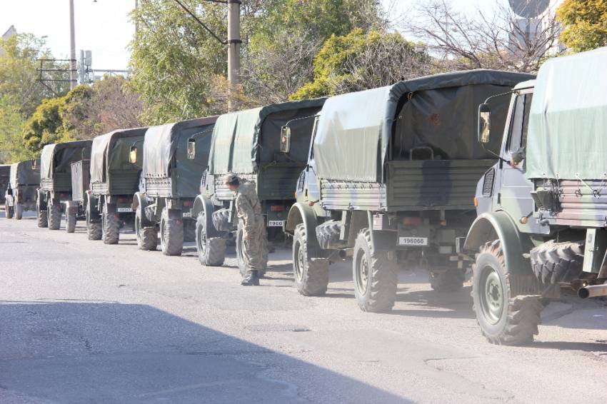 Gaziantep’e asker sevkıyatı