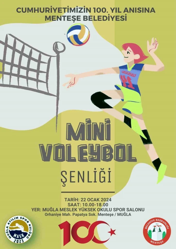 100. yıl voleybol şenliği
