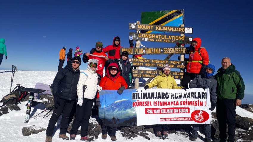 Kilimanjaro'da Bursa rüzgarı!