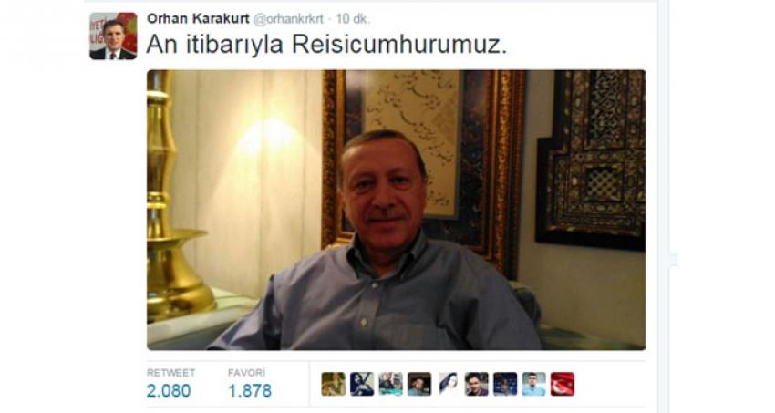 Erdoğan’dan seçim fotoğrafı