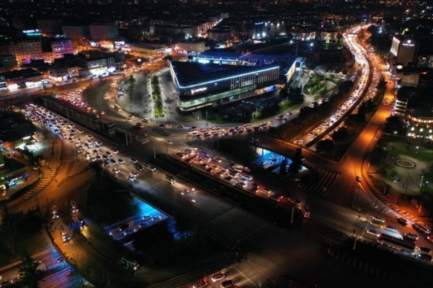 Kısıtlama öncesi Bursa'da trafik yoğunluğu