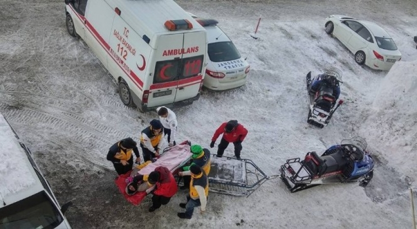 Uludağ'da 112 acilin yoğun mesaisi