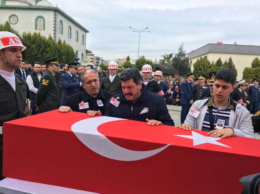 Afrin şehidi Hatay’da son yolculuğuna uğurlandı