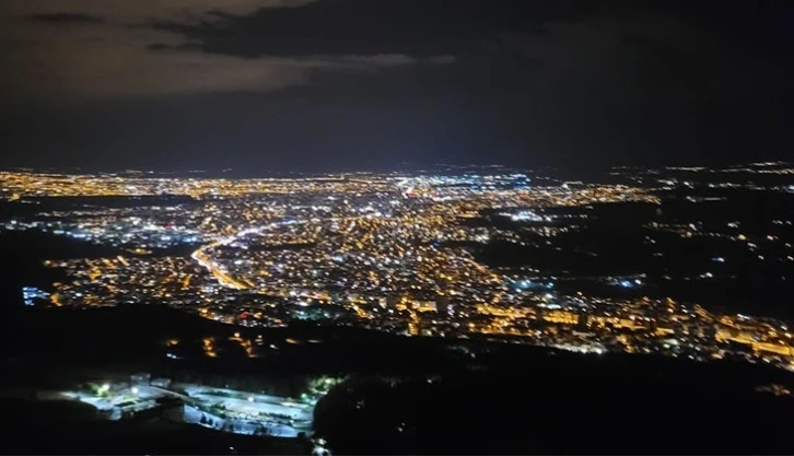 1600 rakımdan Denizli manzarasını
