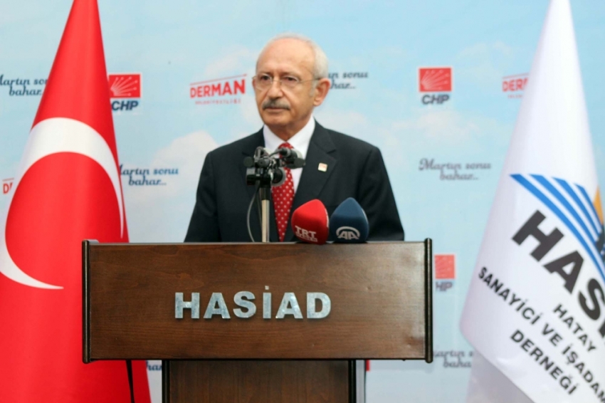 Kılıçdaroğlu Hatay’da iş insanları ile buluştu