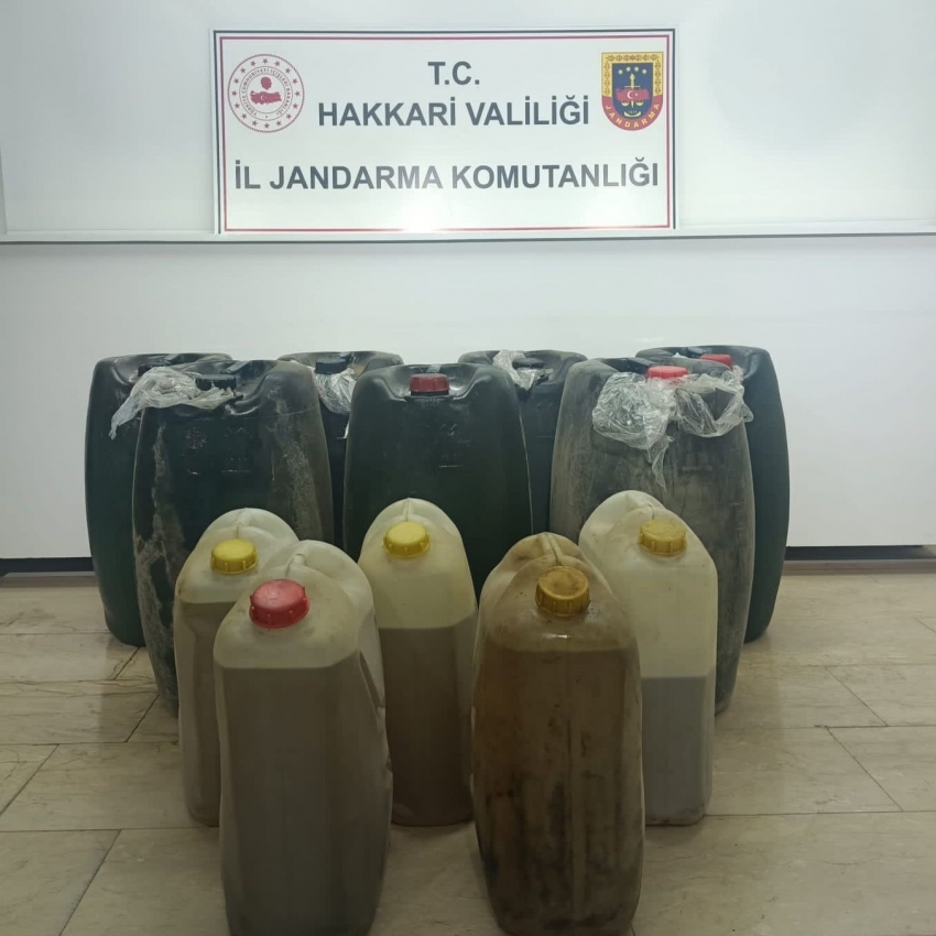 600 litre kaçak akaryakıt ele geçirildi