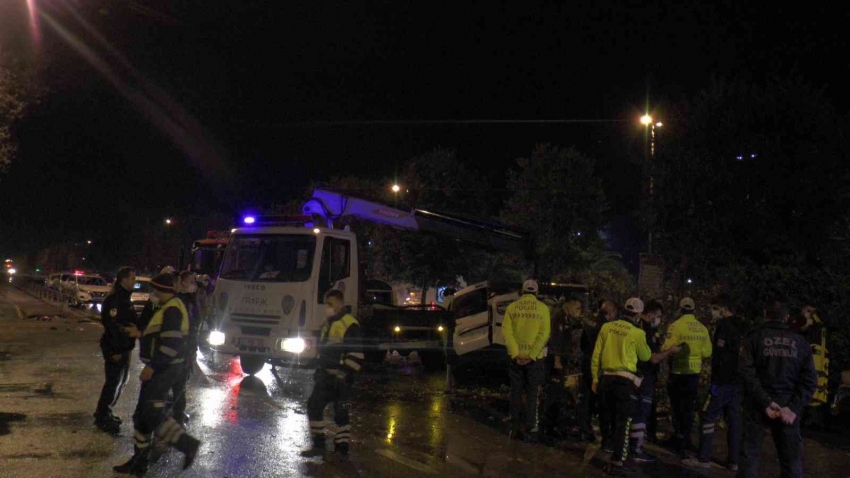 Yürekleri ağza getiren kaza: 4 yaralı