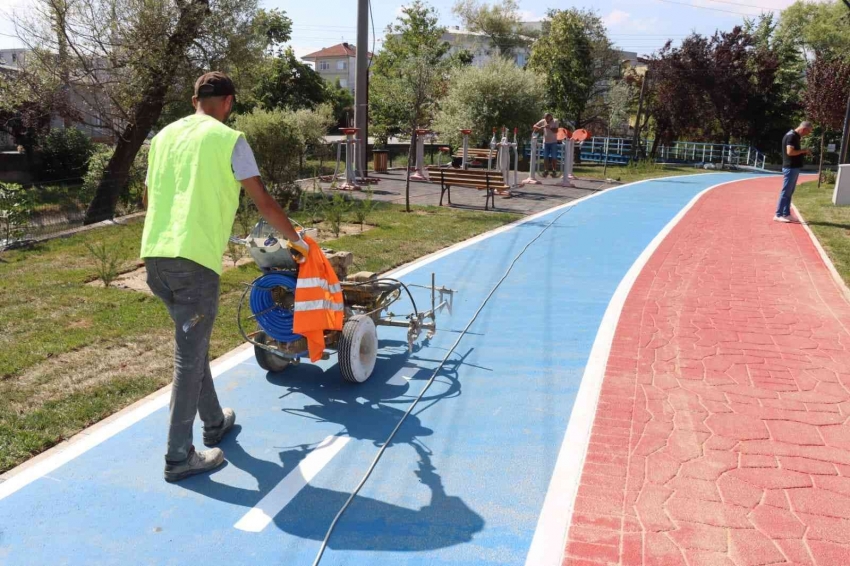 Belediye 2. etap bisiklet ve yaya yolunda çalışmaları tamamladı