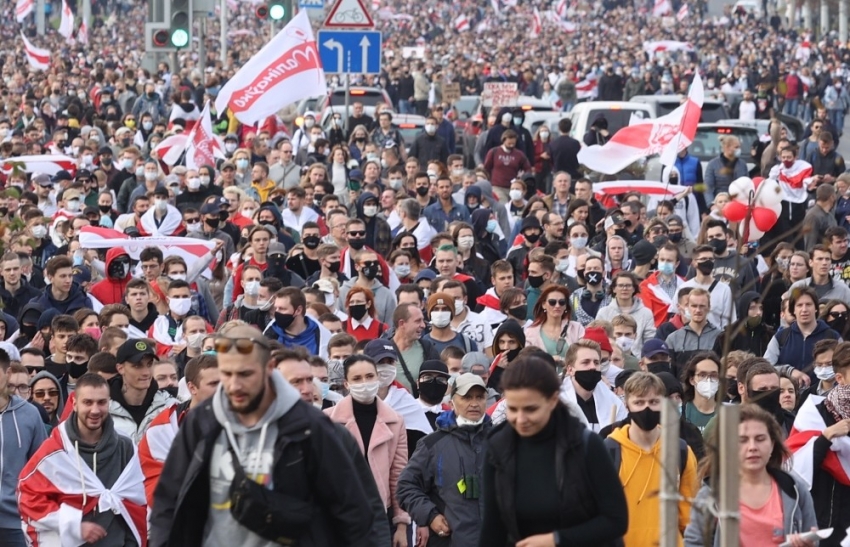 Belarus’taki protestolarda 317 kişi gözaltına alındı