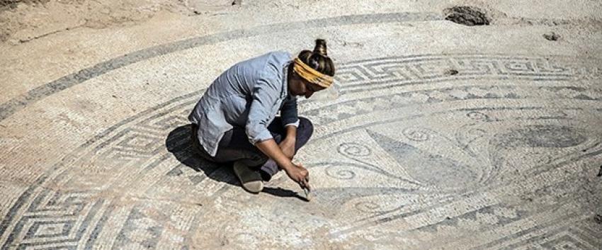 2 bin yıllık Roma mozaiği bulundu