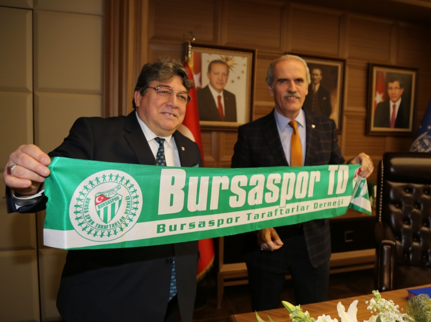 Bursaspor taraftar derneğinden Altepe'ye ziyaret