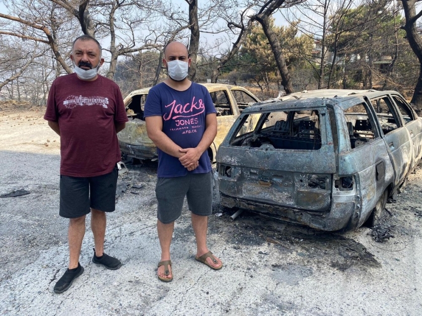 Hatay’daki yangından geriye kalanlar