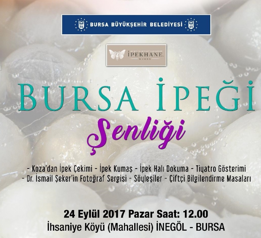 Bursa'da ipek şenliği