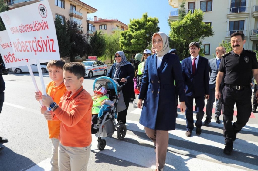 Yaya güvenliği uygulaması yapıldı