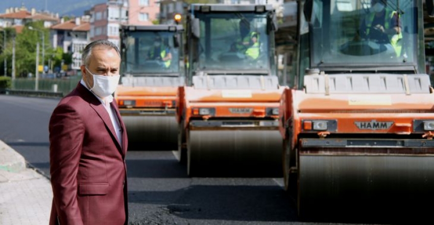 Bursa'da trafik durdu yollar hayat buldu