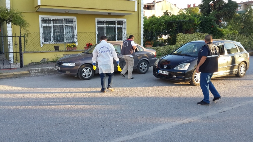 Polis memuru akrabasına kurşun yağdırdı