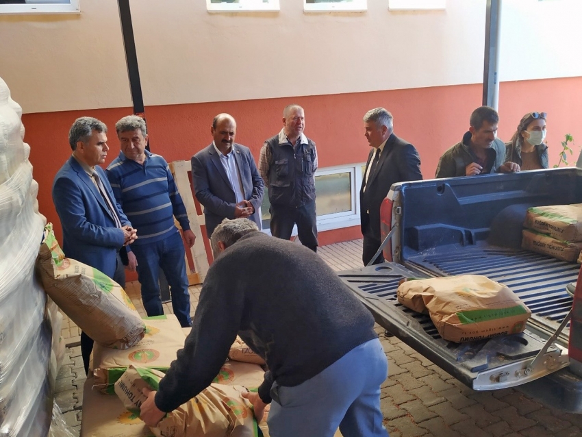 Yüzde 50 hibeli olarak 100 ton makarnalık buğday tohumluğu dağıtıldı