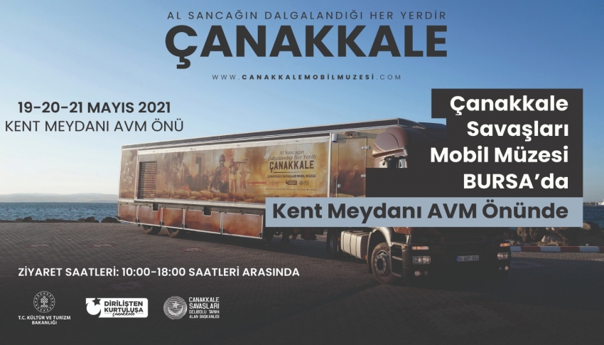 Çanakkale Savaşları Mobil Müze TIR'ı Bursa'da