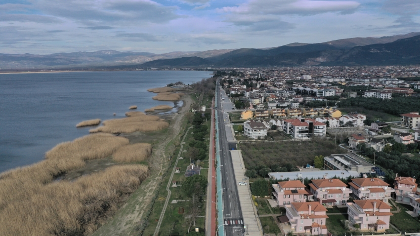 İznik sahil yolunda konforlu ulaşım