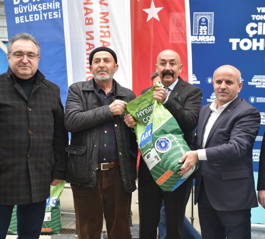 Bursa Büyükşehir çiftçinin yanında