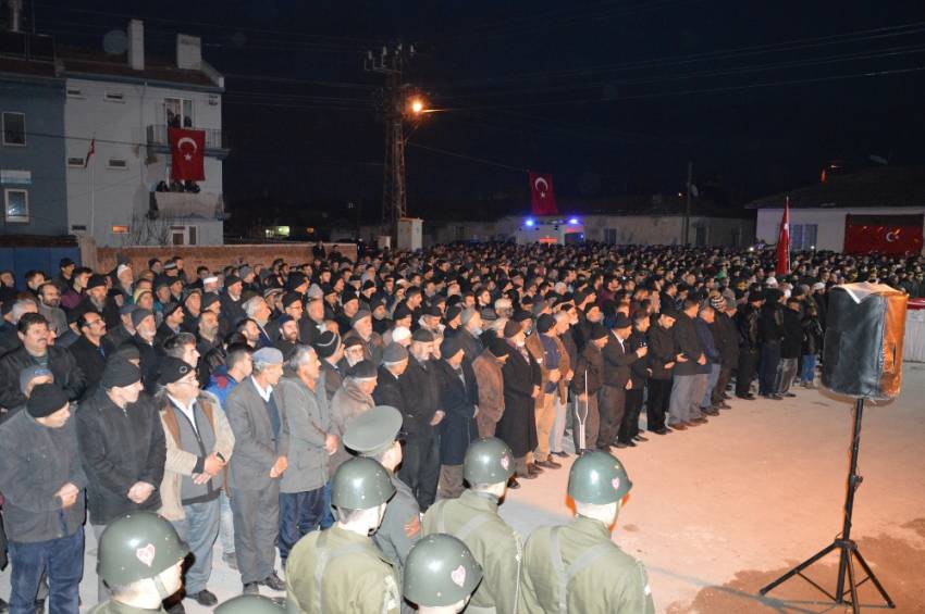 Çorum şehidini uğurladı