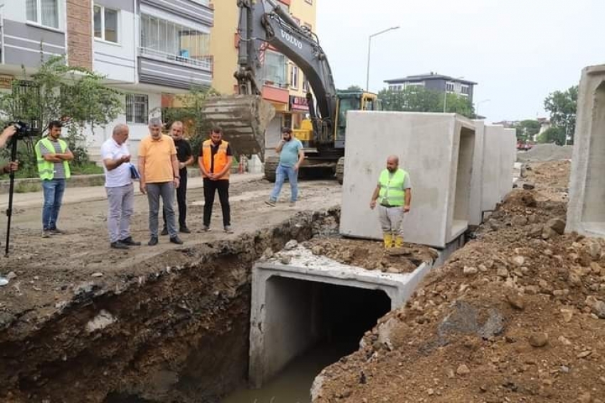 Belediye 30 yıllık altyapı sorununu çözüme kavuşturuyor