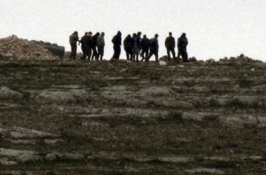 Teröristler toplantı halindeyken görüntülendi