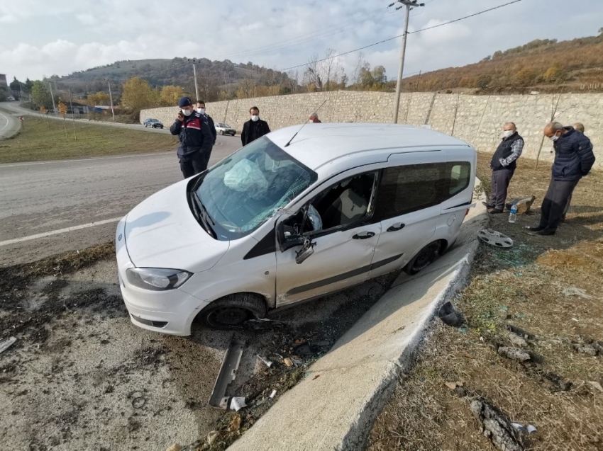 Trafik kazası: 1 yaralı