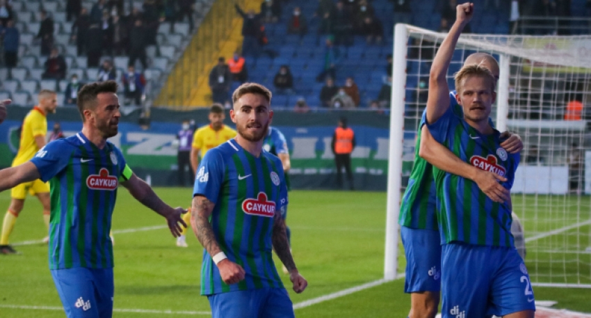 Rizespor 3 puanı 3 golle aldı