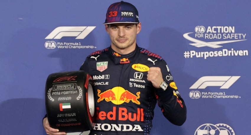 Şampiyonluk yarışında pole Verstappen'in