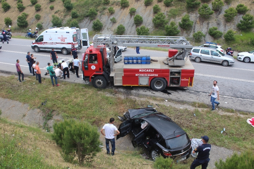 Feci kazada ağır yaralanan kadın hayatını kaybetti