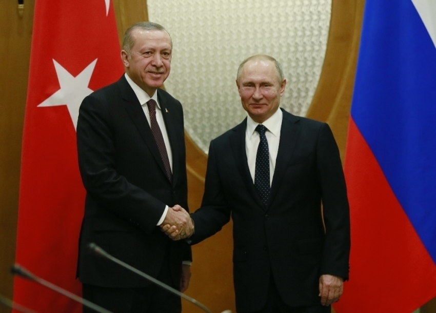 Cumhurbaşkanı Erdoğan, Rusya Devlet Başkanı Putin ile görüştü