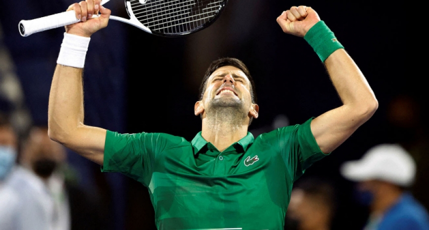 Djokovic Dubai'de ilk turda zorlanmadı