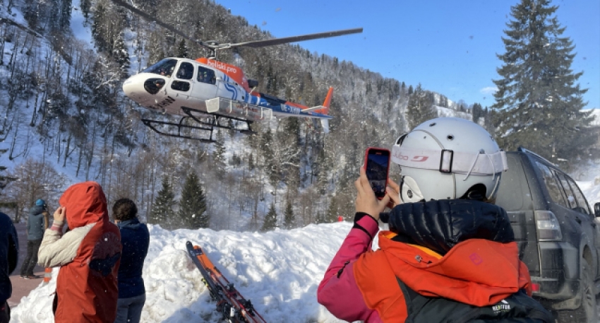 Heliski sezonu sona erdi