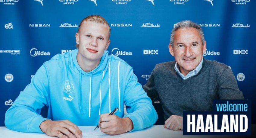 Erling Haaland resmen Manchester City'de