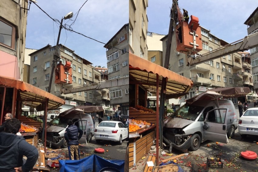 Bonzai içen genç araçla manava girdi