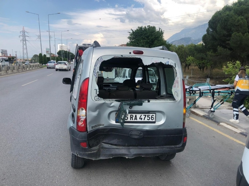 Trafik kazası: 1 yaralı