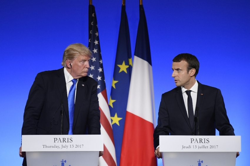 Trump ile Macron telefonda Türkiye’yi görüştü