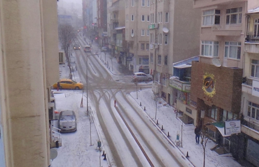 Tekirdağ beyaza büründü